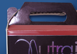 Embalagem tipo maleta com hot stamping